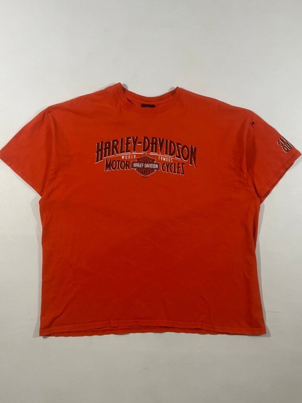 Harley Davidson Orange Valparaiso Indiana 25th Anniversary Graphic Tee